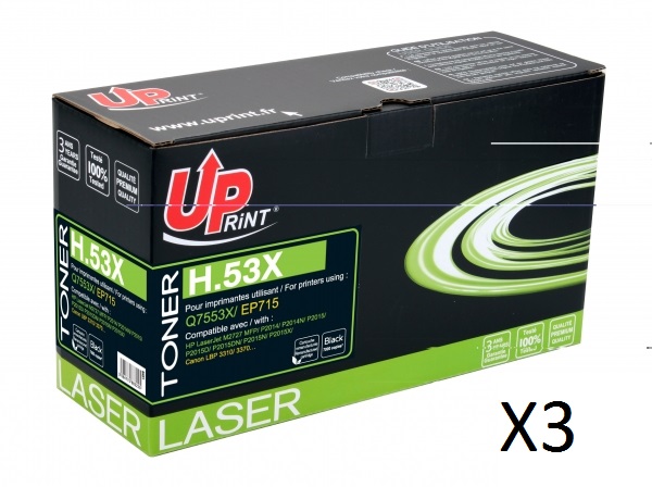 HP Q7553X Pack 3 C